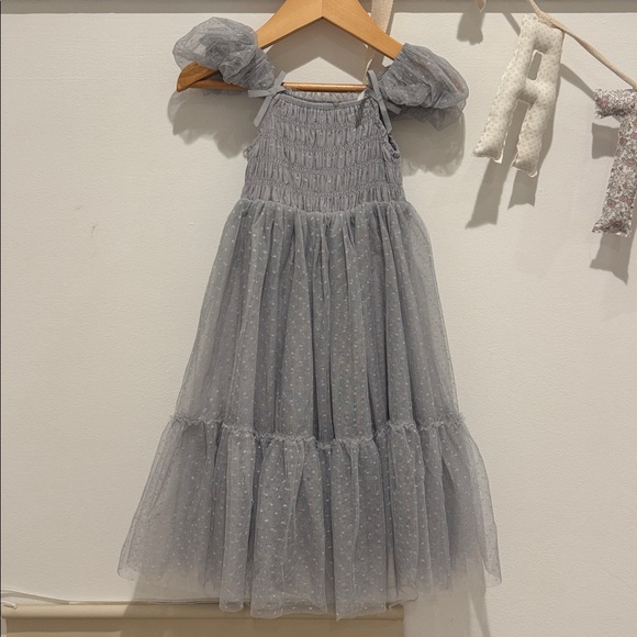 Noralee Clara Tulle Dress in Periwinkle for Toddlers - Picture 6 of 8